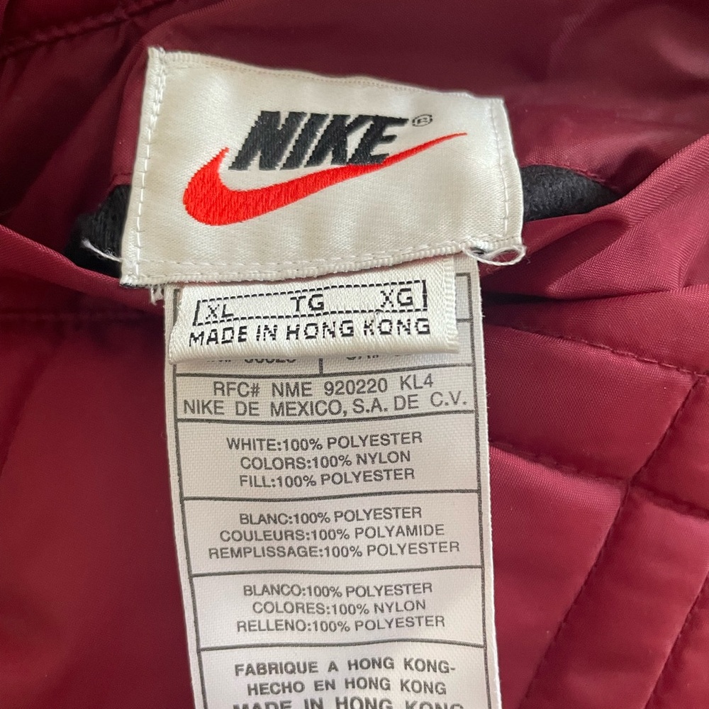 Nike Reversible Burgundy Jacket